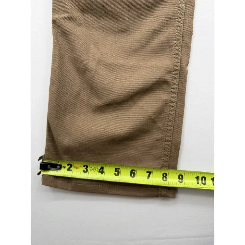 Ariat FR Stretch DuraLight Canvas Stackable Straight Leg Pant 30/36 M5 Straight